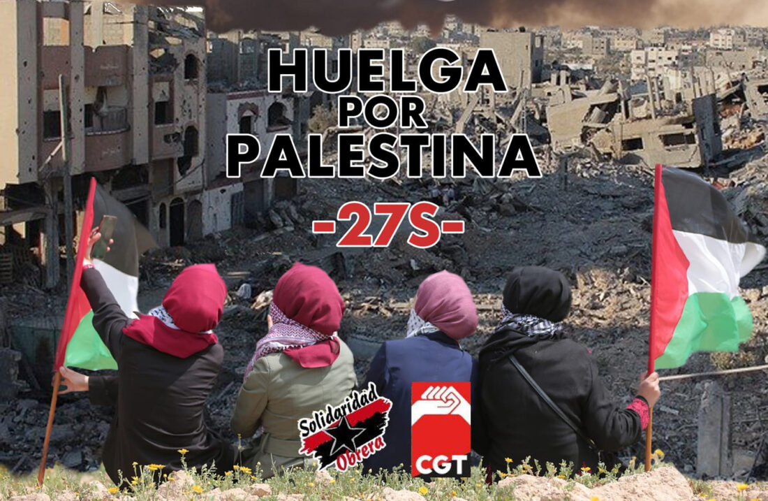 El Estado español se prepara para la primera huelga general y jornada de lucha en solidaridad con Palestina