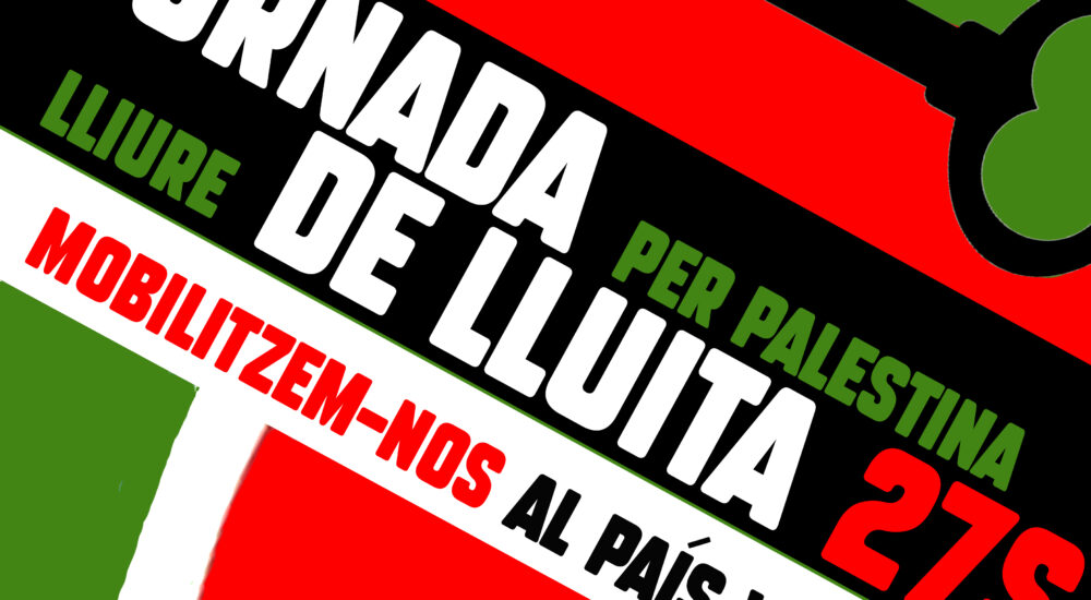 CGT convoca huelga general por la libertad de Palestina (País Valencià)