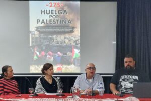 Organizaciones y sindicatos convocantes de la Huelga por Palestina coinciden en que la sociedad tiene que parar el 27 de septiembre por humanidad y conciencia de clase