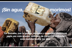 ¡Sin agua, morimos!