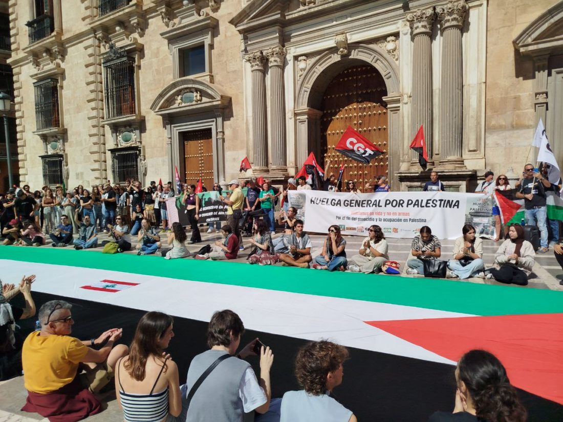 Valoración de CGT sobre huelga general por Palestina del 27 de septiembre