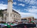 València cierra la Jornada de lucha por Palestina con una multitudinaria manifestación