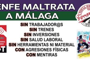 Son malagueñas casi el 50% de las ciudades españolas con más de 50.000 habitantes sin tren