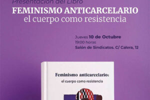 Presentación del libro «Feminismo anticarcelario» en Burgos