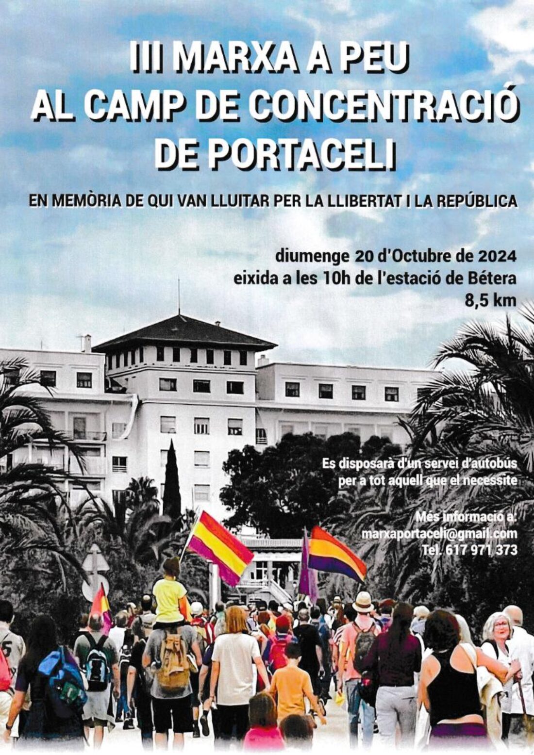 III Marcha a pie al antiguo campo de concentración franquista de Portaceli