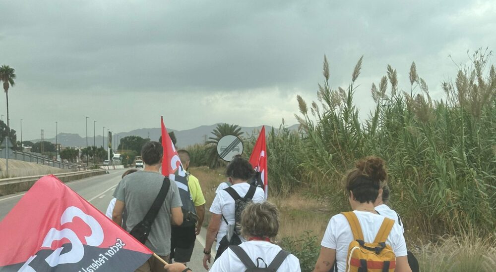 Llega a Sevilla la marcha a pie desde Málaga «PÍDELE CUENTAS A JUANMA»