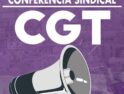 Conferencia sindical en CGT en Palencia el 25, 26 y 27 de octubre