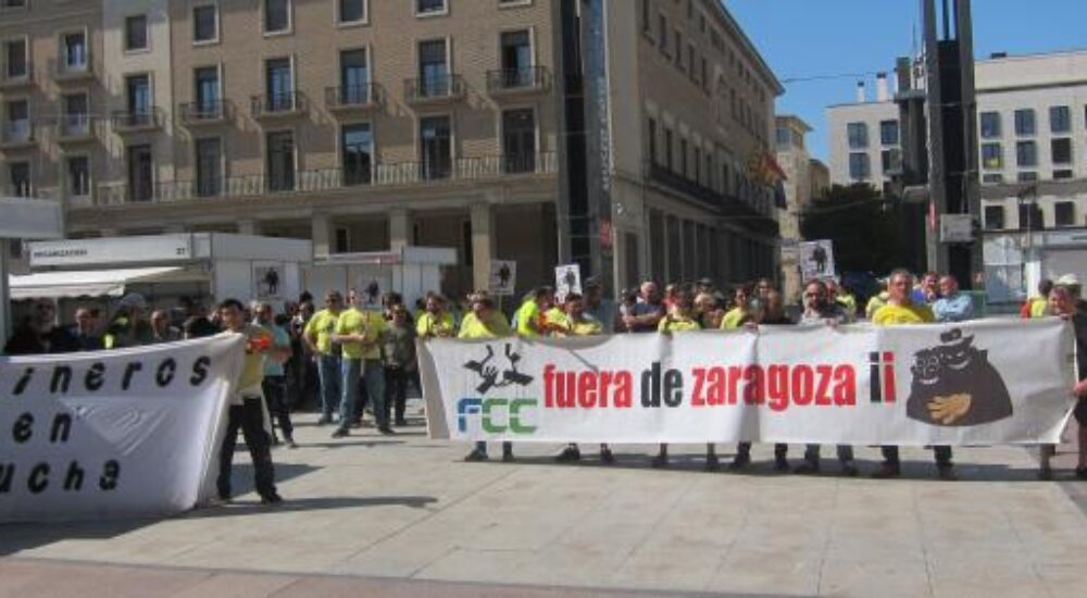 El comité de empresa de URBASER parques y jardines acuerda iniciar una campaña en defensa del trabajador despedido