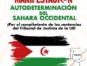 16N: Manifestación por la autodeterminación del Sáhara Occidental