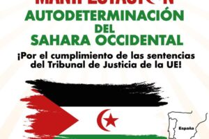 16N: Manifestación por la autodeterminación del Sáhara Occidental