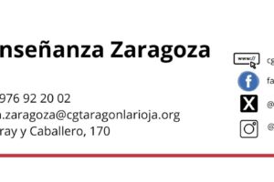 CGT Enseñanza denuncia al Gobierno de Aragón por la caótica situación del Servicio Provincial de Educación de Zaragoza