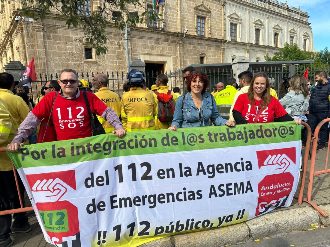 La Junta de Moreno Bonilla fuerza las huelgas en 112 Andalucía