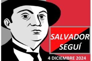 Actos organizados por el SOV de CGT León en la Facultad de Filosofía y Letras de la Universidad de León para conmemorar el Centenario del asesinato de Salvador Seguí “El Noi del Sucre”