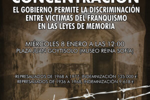 8-E: CGT convoca una concentración en Madrid contra la discriminación del Gobierno entre víctimas del franquismo en las leyes de memoria