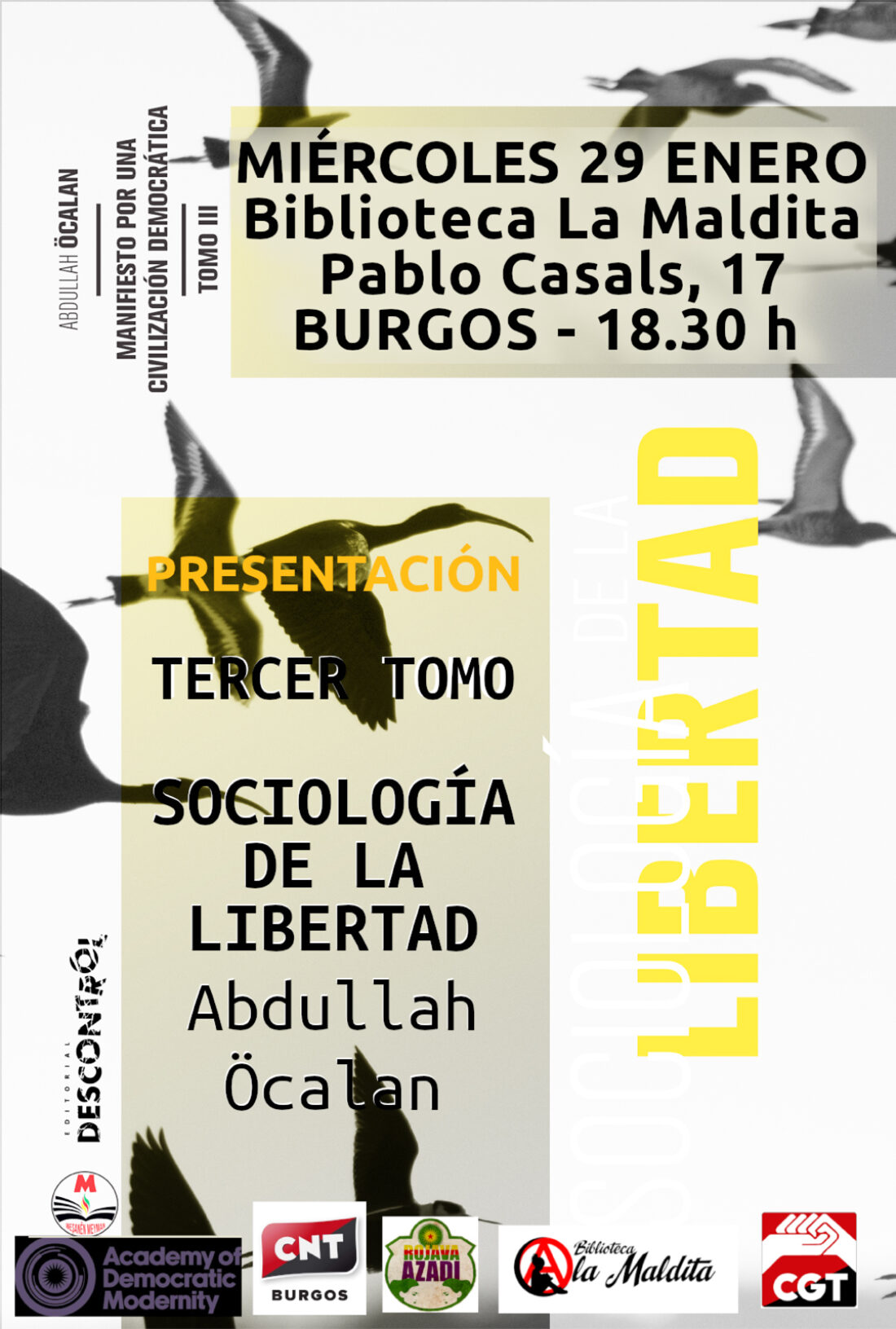 Presentación del libro «Sociología de la libertad. Manifiesto por una civilización democrática»