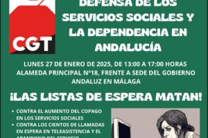 Grito de socorro por la teleasistencia, valoración de dependencia y atención de adicciones en Andalucía