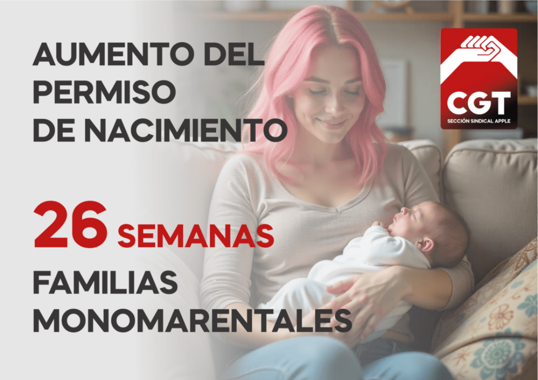 El TC sentencia que las familias monoparentales tendrán hasta 26 semanas de permiso por nacimiento por hijo