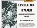 Presentació L’Escola Laica d’Alaior. Anarquisme, lliure pensament i educació