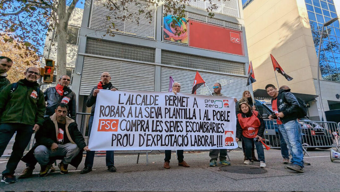 Algo huele a podrido  en el Baix Penedès: Huelga en PreZero Baix Penedès