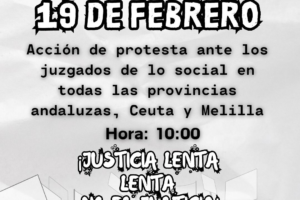 19F, jornada de lucha por la Justicia Social en los juzgados