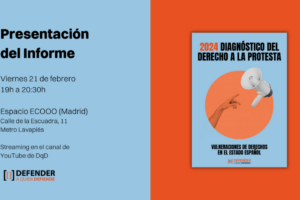 Presentación del informe anual de las vulneraciones del derecho a la protesta