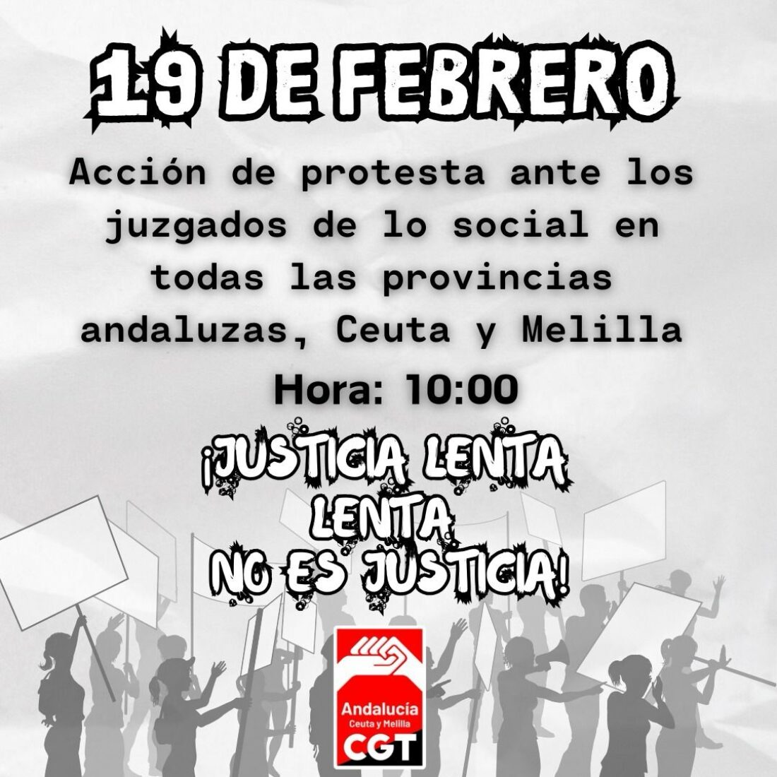 19F: Andalucía por la justicia social