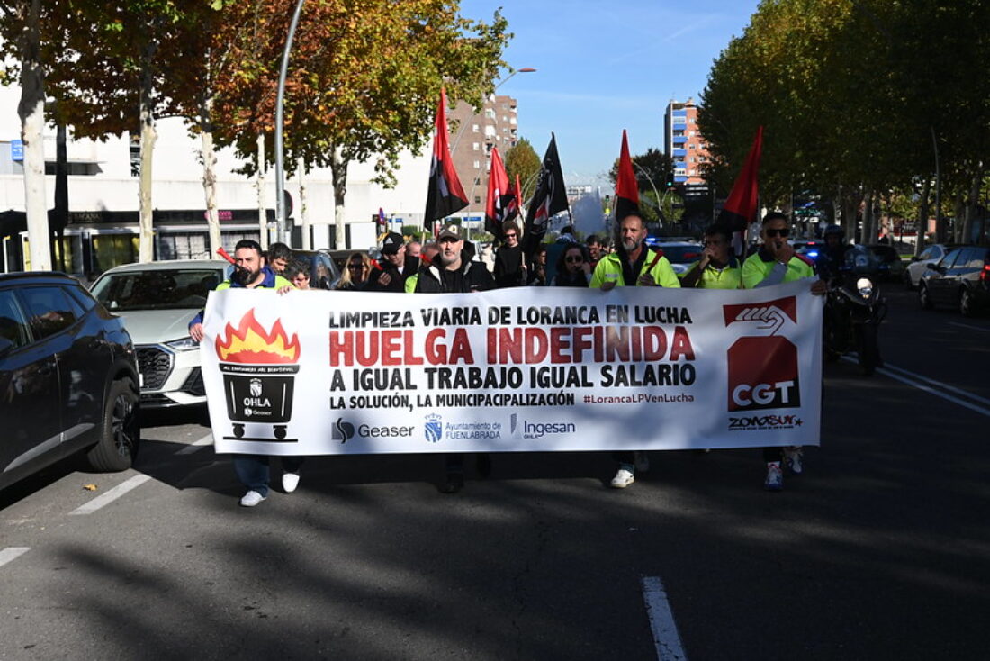 15 meses de mentiras del Ayuntamiento socialista de Fuenlabrada con la Limpieza Viaria de Loranca