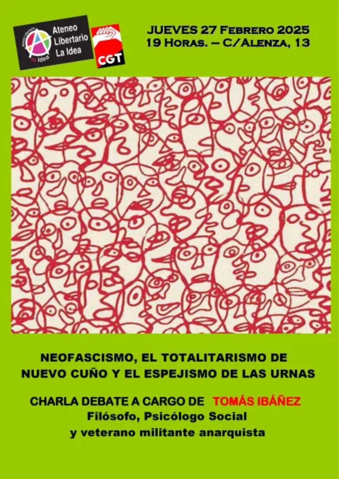 Charla/Debate: Neofascismo, el totalitarismo de nuevo cuño y el espejismo de las urnas