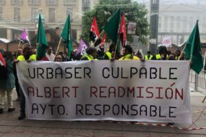 CGT vuelve a convocar movilizaciones ante la negativa de URBASER a readmitir al jardinero despedido