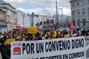 Arranca con forza a folga convocada pola CGT na Área Noroeste de Correos