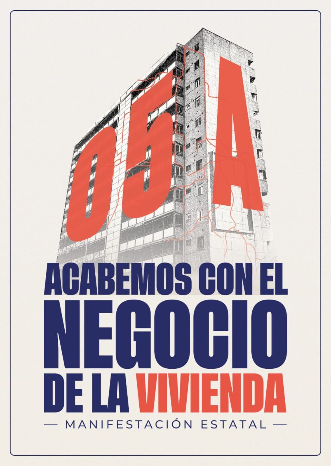 CGT llama a participar en las movilizaciones descentralizadas del próximo 5 de abril contra el negocio de la vivienda