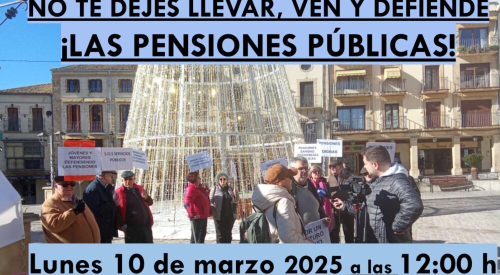 10-M: Concentración de la Asamblea de Pensionistas de Úbeda