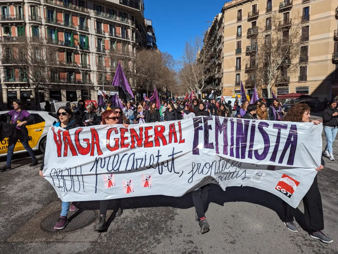 CGT Catalunya convoca Vaga General Feminista el proper 8M del 2025