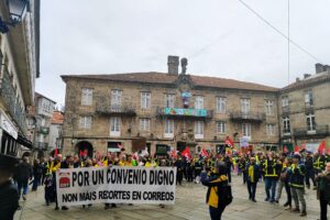 Éxito da folga e das mobilizacións Correos 5M