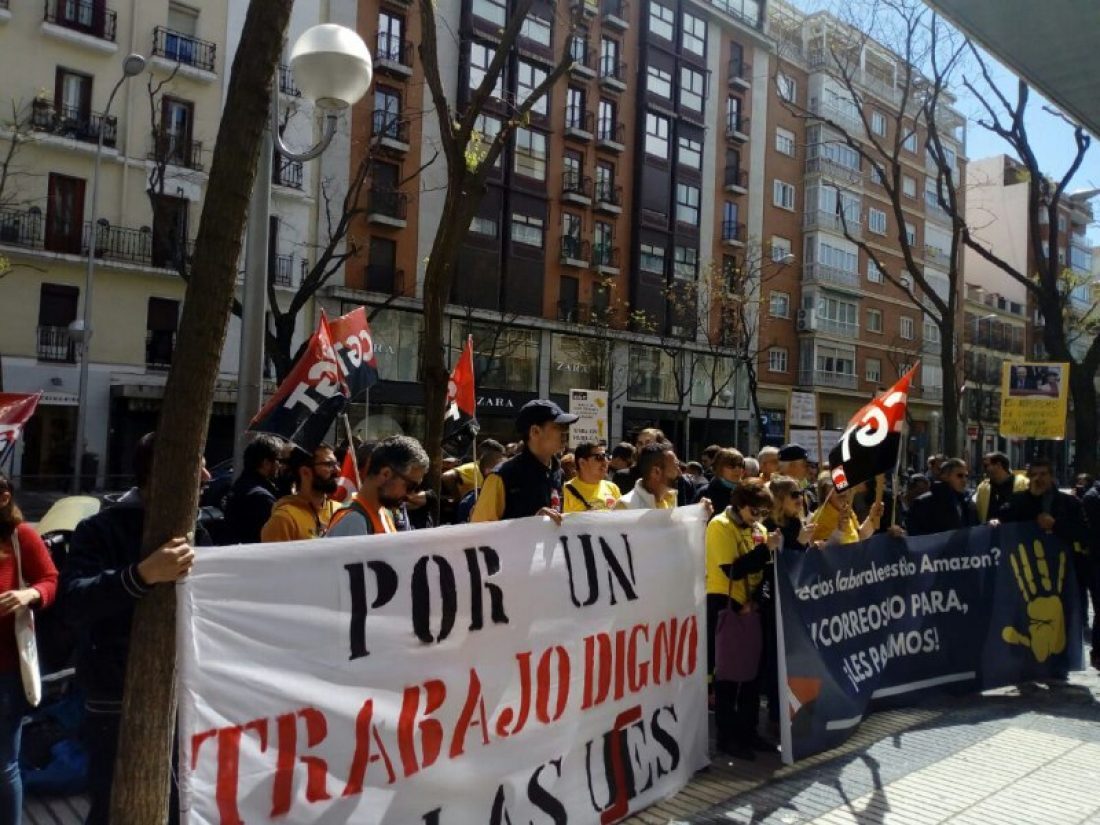 14-M: Huelga Correos Madrid