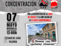 7-M: Concentración por un servicio ferroviario digno, a la medida de las necesidades de la ciudadanía