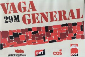 29-M: Huelga General en València. Horario y convocatorias de manifestaciones