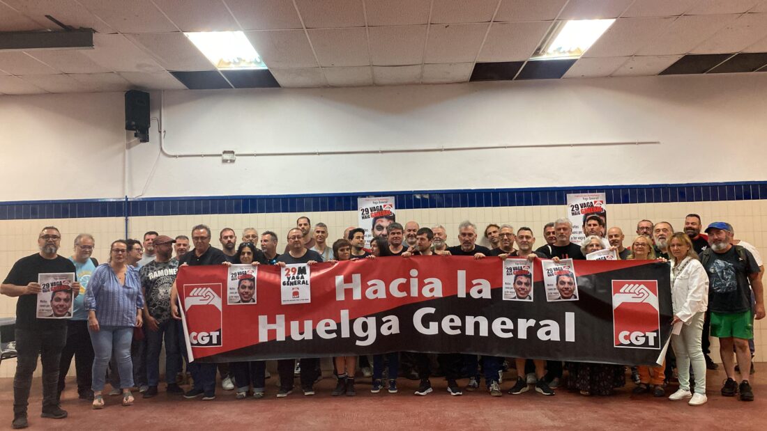CGT València celebra asamblea general para “ganar” la Huelga General del 29 de mayo