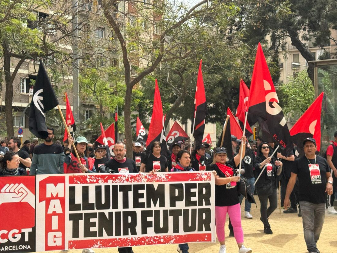 Acto CGT Barcelona 1 de Mayo