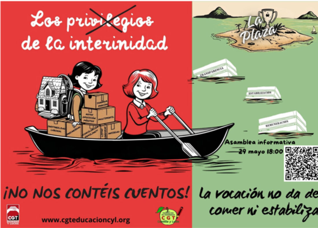 Por la mejora de las condiciones del profesorado interino