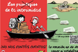 Por la mejora de las condiciones del profesorado interino