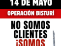14-M: Operación Bisturí: Concentración frente a la Delegación Salud y Consumo de Jaén