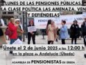 La Asamblea de Pensionistas de Úbeda convoca una nueva concentración el 2 de junio