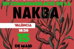 Concentración en el Puerto de València en solidaridad con Palestina y por la ruptura de relaciones con Israel