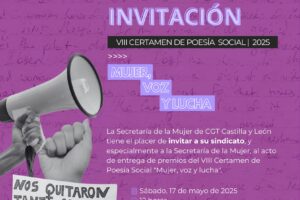 Resolución del VIII Certamen de Poesía Social Mujer Voz y Lucha