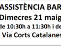 Concentració Teleassistència Barcelona en lluita per les seves condicions de feina
