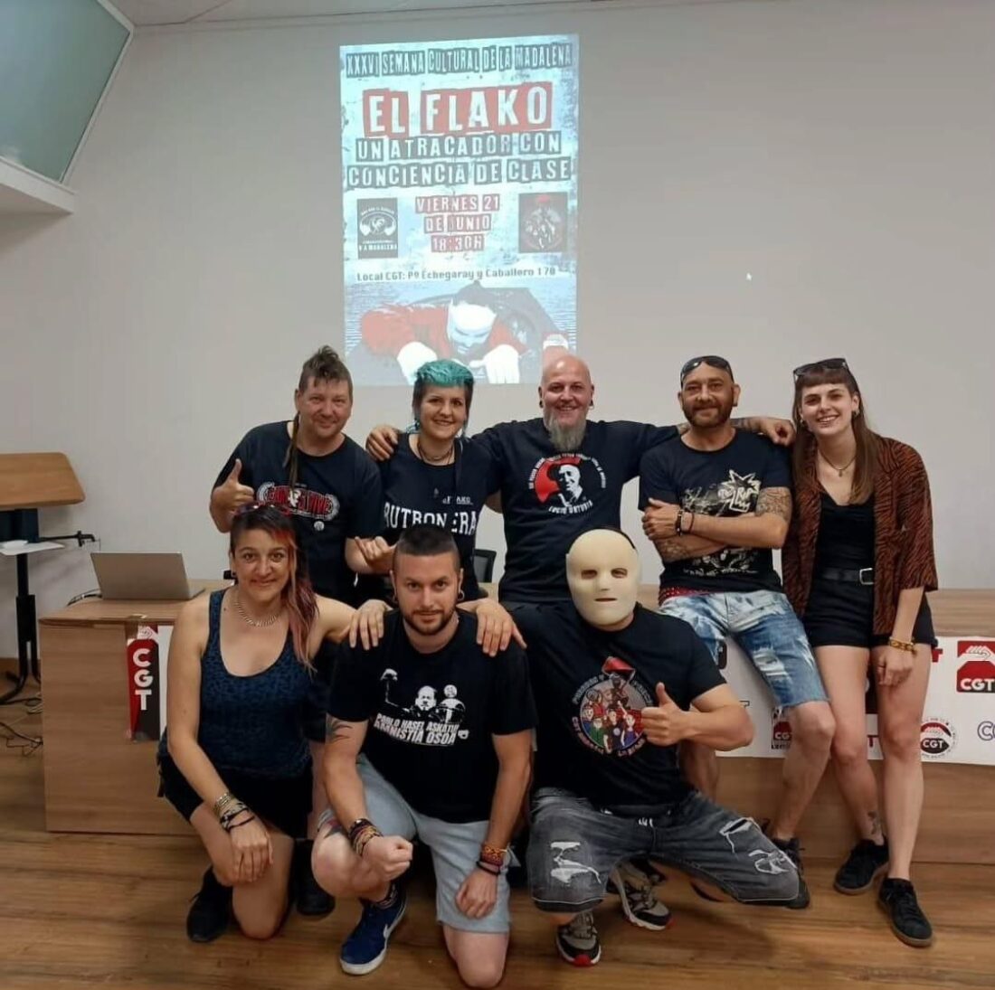 Ejemplo de lucha y compromiso social: El Grupo de Personas Paradas y Precarias  de CGT Aragón-La Rioja